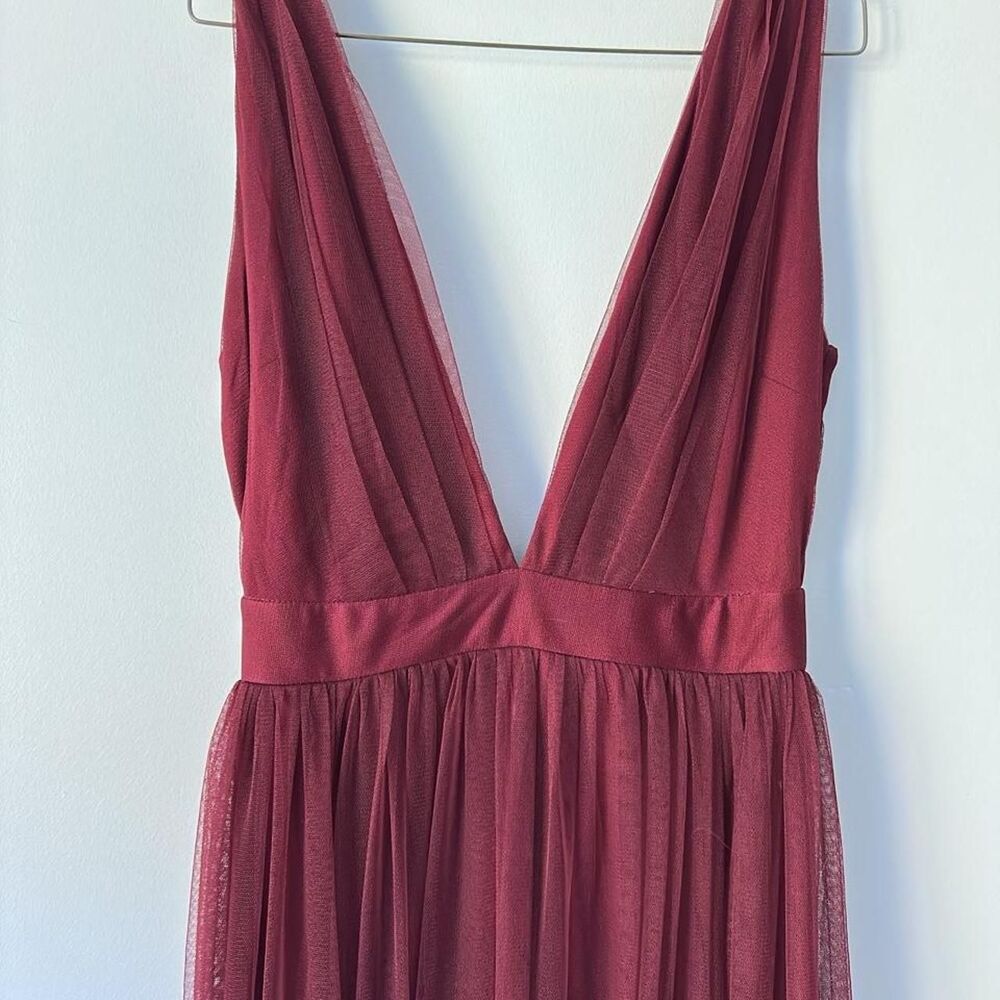 Windsor Women's Burgundy and Pink Dress